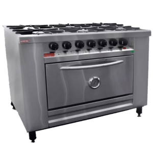 Cocina 6 hornallas Rovesco
