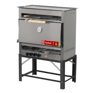 Horno 8 Pizzas con Plancha doble Sol Real