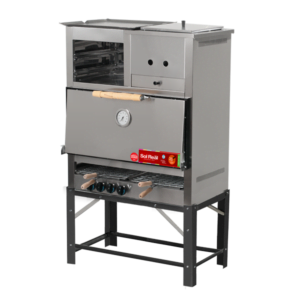 Horno 8 Pizzas con Plancha y Panchera Sol Real