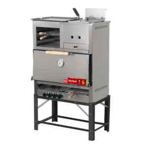 Horno 8 Pizzas con Plancha y Freidora Sol Real