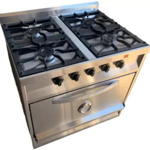 Cocina 4 hornallas industrial fundición Rovesco