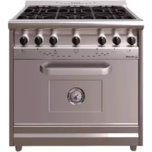 Cocina 5 hornallas Forza 900 Tapa de acero Morelli