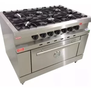 Cocina 6 hornallas super Rovesco