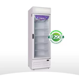 Heladera exhibidora vertical 390Lts c/cenefa Inelro