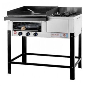 Lomitera múltiple con anafe 2 hornallas Sol Real