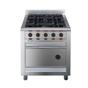 Cocina 4 hornallas Cheff 750 fundición Morelli