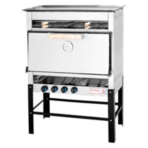 Horno pizzero 8 moldes con carlitero Sol Real