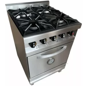 Cocina 4 hornallas mini 55cm fundición Rovesco