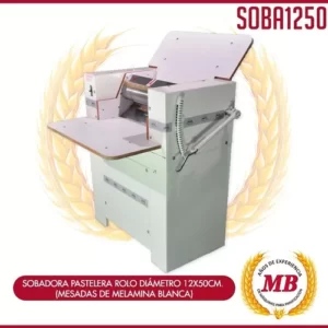 Sobadora pastelera 10x50cm Trifásica MB